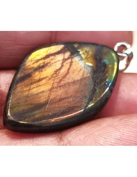 Spectrolite pendentif percée