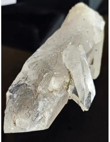 Pointe quartz, cristal de roche 13,6cm