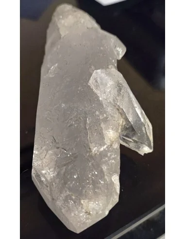 Pointe quartz, cristal de roche 13,6cm