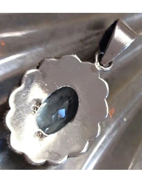 Aigue marine gemme Pendentif