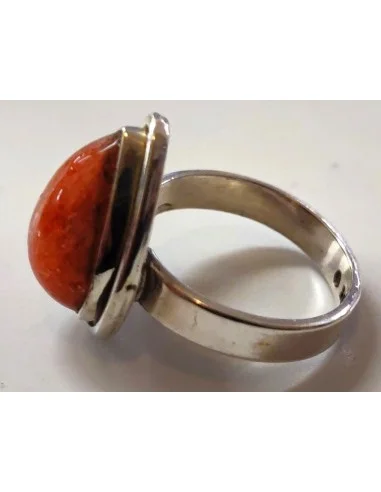 Pierre du soleil bague argent