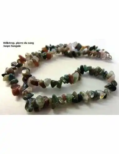 Collier en pierres naturelles baroque