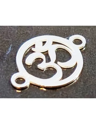 OM symbole 15mm argent à ajouter aux bracelets...