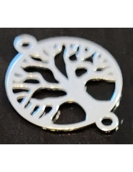Arbre de vie argent 2 ANNEAUX apprêt accéssoire bracelet