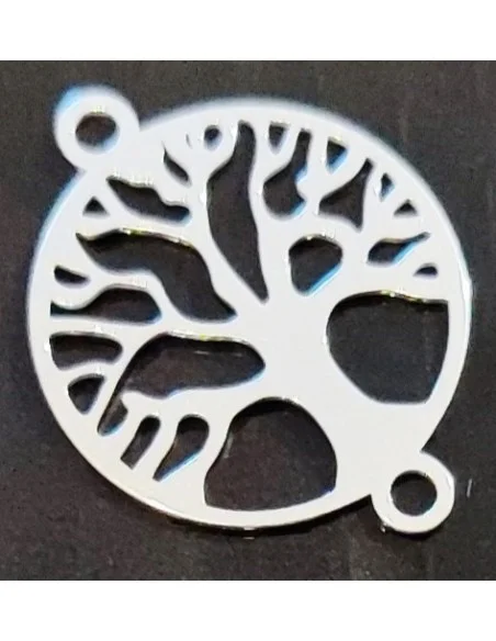 Arbre de vie argent 2 ANNEAUX apprêt accéssoire bracelet