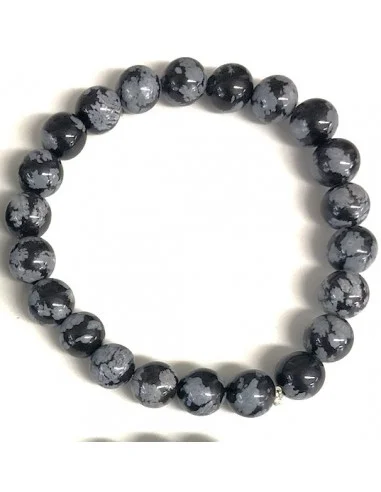 Obsidienne moucheté bracelet 8mm