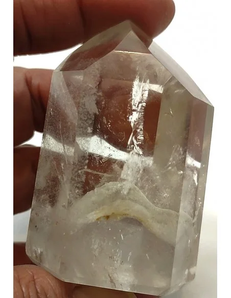 Pointe Quartz fantome blanc