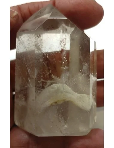 Pointe Quartz fantome blanc