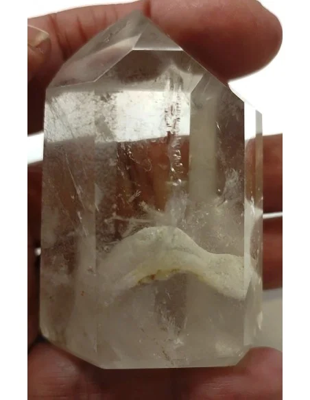 Pointe Quartz fantome blanc