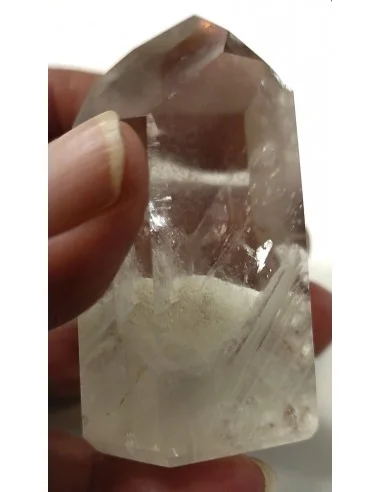 Pointe Quartz fantome blanc