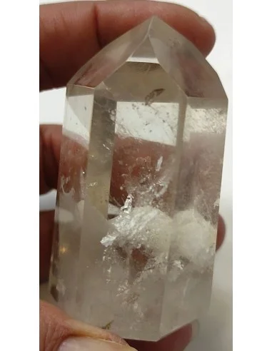 Pointe Quartz fantome blanc