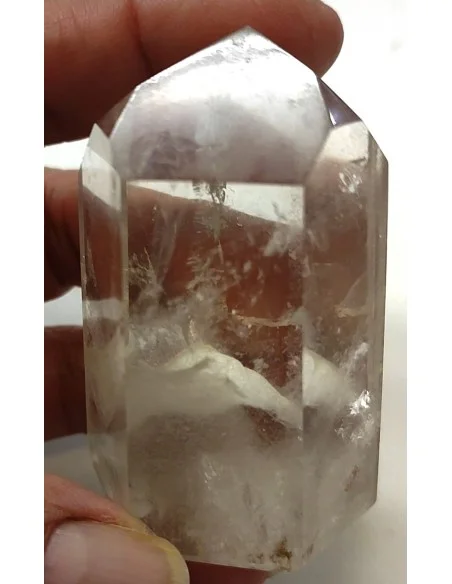 Pointe Quartz fantome blanc