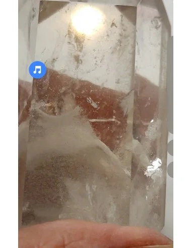 Pointe Quartz fantome blanc