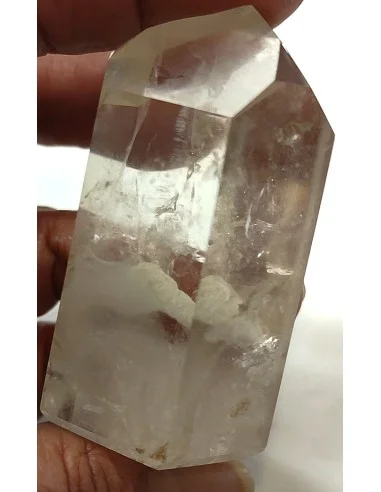 Pointe Quartz fantome blanc