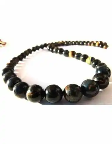 Collier chute Oeil de faucon 55cm