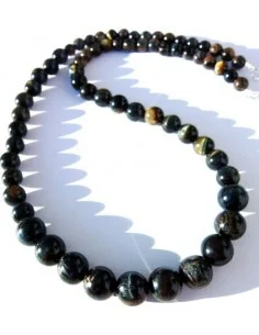 Collier chute Oeil de faucon 55cm
