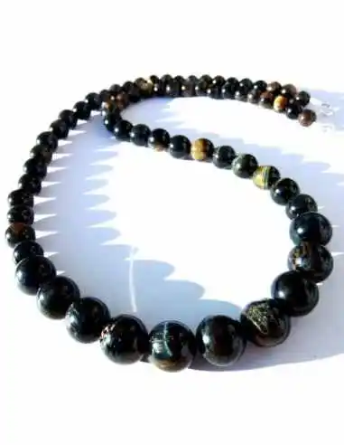 Collier chute Oeil de faucon 55cm