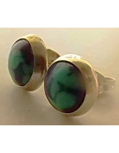 Azurite malachite boucles d'oreilles pouces...
