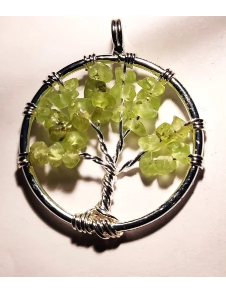 Arbre pendentif péridot