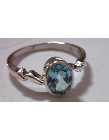 Aigue marine pierre gemme bague