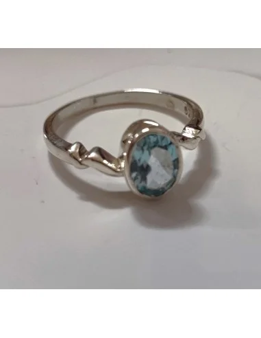 Aigue marine pierre gemme bague