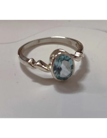 Aigue marine pierre gemme bague