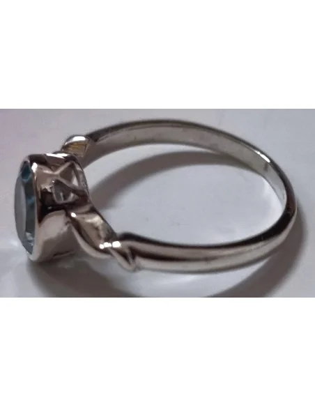 Aigue marine pierre gemme bague