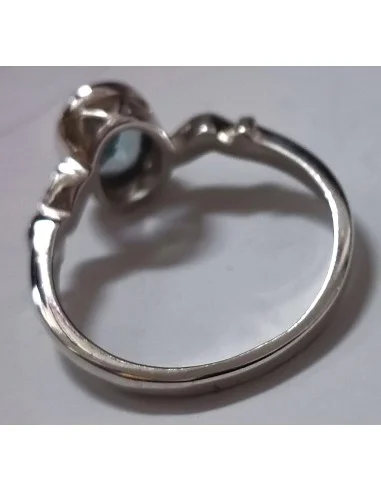 Aigue marine pierre gemme bague