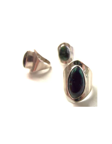 Malachite-Azurite bague argent