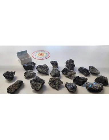 Quartz gris avec biotite