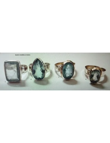 Bagues Aigue marine qualitée gemme