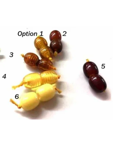 Collier ambre fermoir