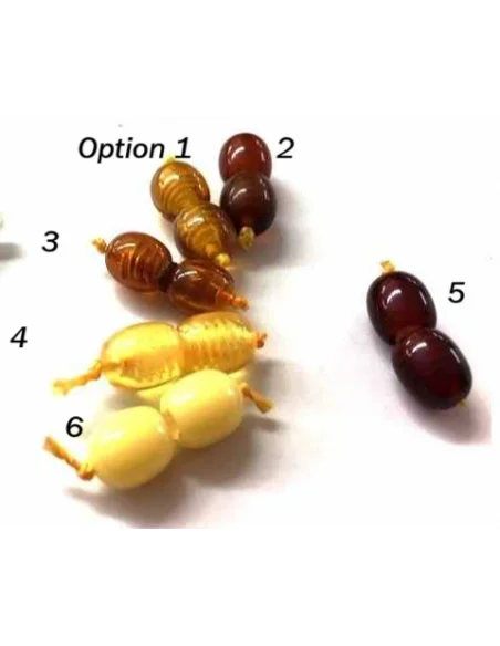 Collier ambre fermoir