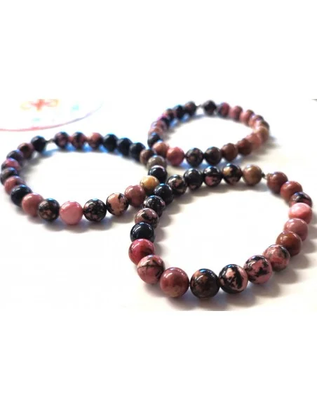 Rhodonite 8mm bracelet