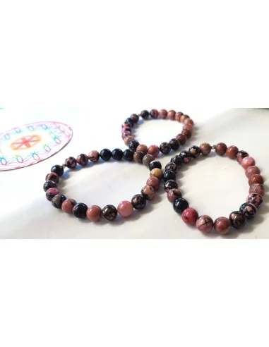 Rhodonite 8mm bracelet