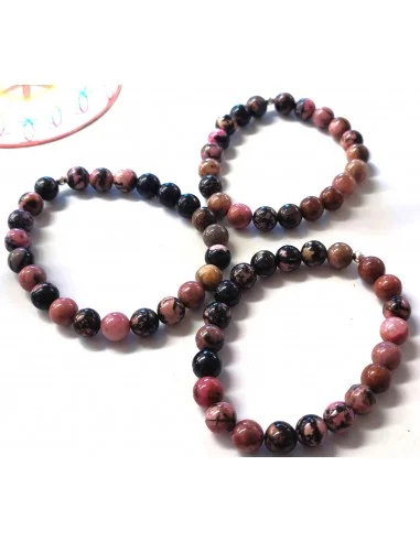 Rhodonite 8mm bracelet