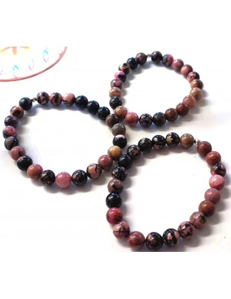 Rhodonite 8mm bracelet