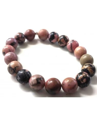 Rhodonite 10mm bracelet