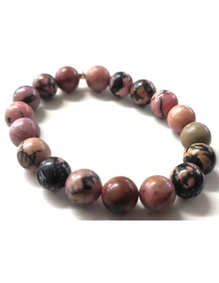 Rhodonite 10mm bracelet
