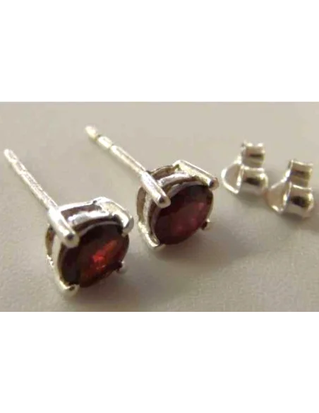 Boucles doreilles en rubelite