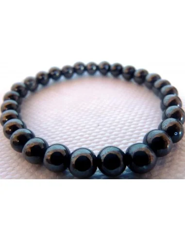 Bracelet magnétite non aimanté 6mm