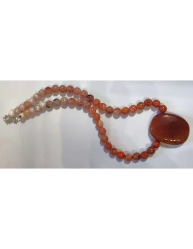 Collier Agate de feu original