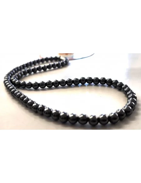 Collier magnétite non-aimanté 6mm