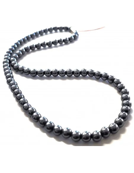 Collier magnétite non-aimanté 6mm