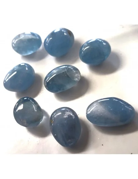 Baryte bleue galet 2,5cm à 3cm