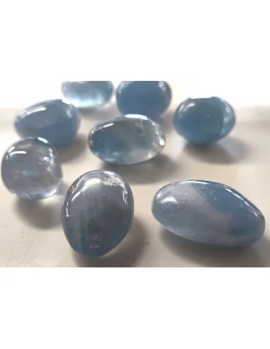 Baryte bleue galet 2,5cm à 3cm