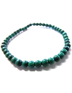 Bracelet malachite 0,4cm/4mm