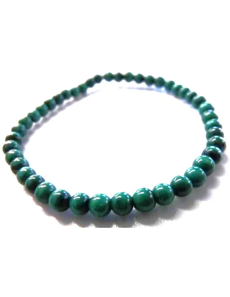 Bracelet malachite 0,4cm/4mm