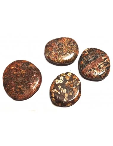 Jaspe paviot pierre plate