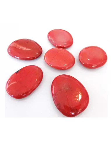 Jaspe rouge galet 30 à 40mm